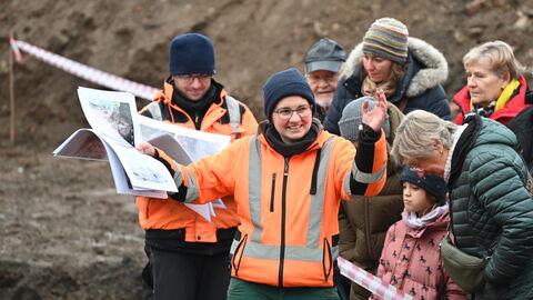 Führung zum Tag der offenen Grabung