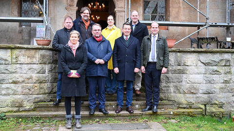 Staatsminister Timon Gremmels in Wanfried-Aue